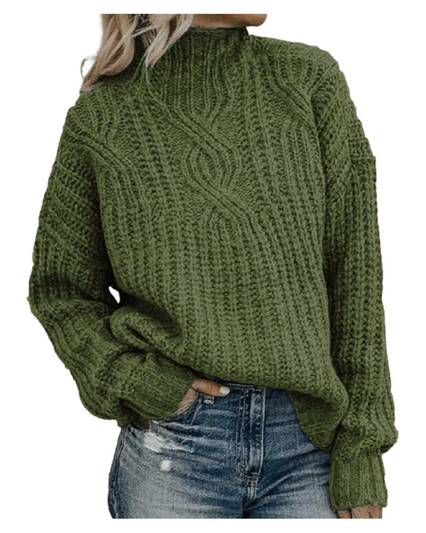 Cable Detail Sweater - One Size