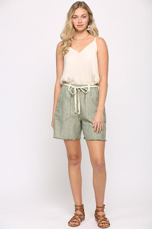Woven Bermuda Shorts