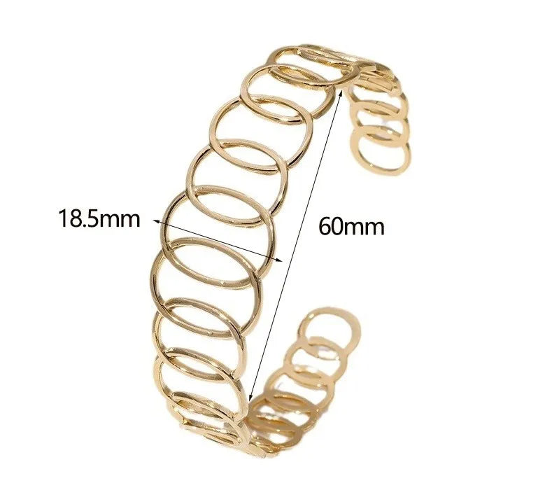 Stainless Steel Wire Circle Bangle