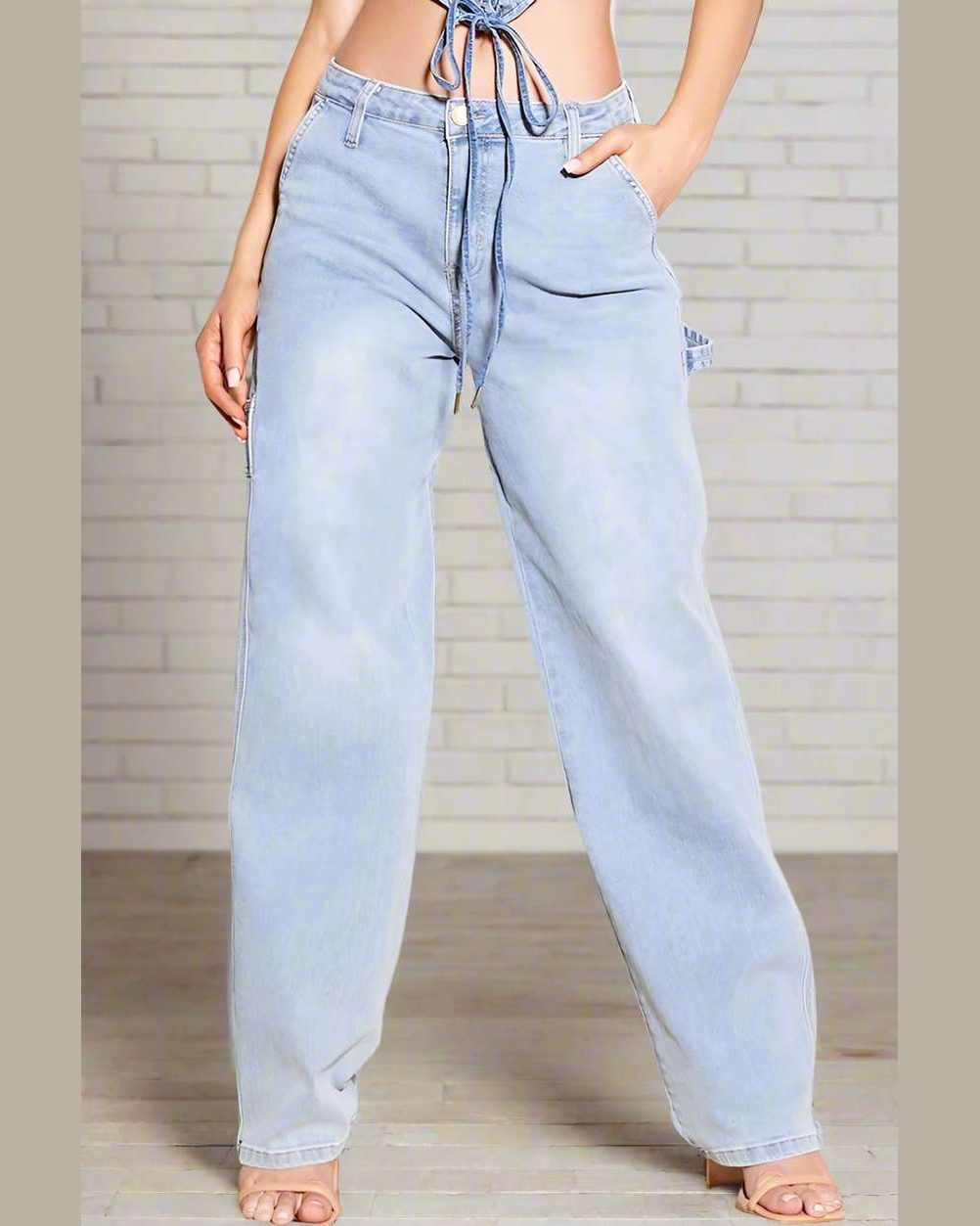 High-Rise Carpenter Denim