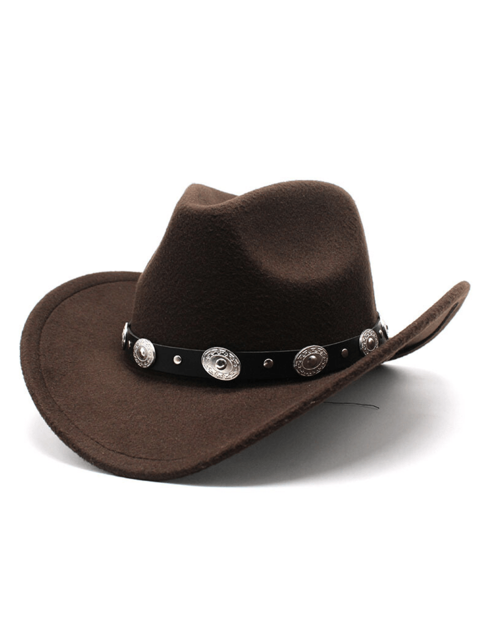 Vintage Buckle Western Hat