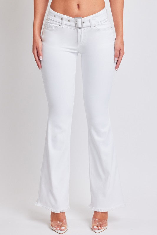 Buckle Up Flare Jeans
