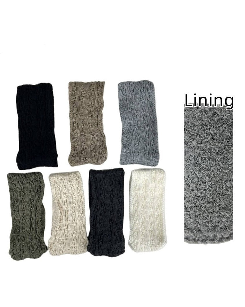 Cozy Cable Knit Sherpa Headband