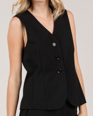 Premium Twill Tapered Vest