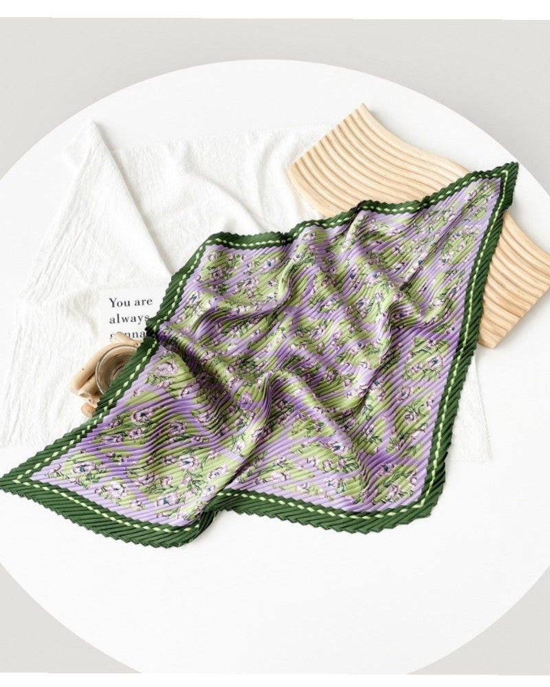 Pleated Scarf Collar