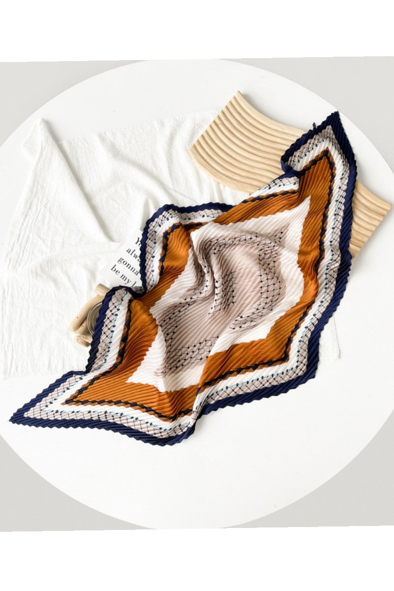 Pleated Scarf Collar
