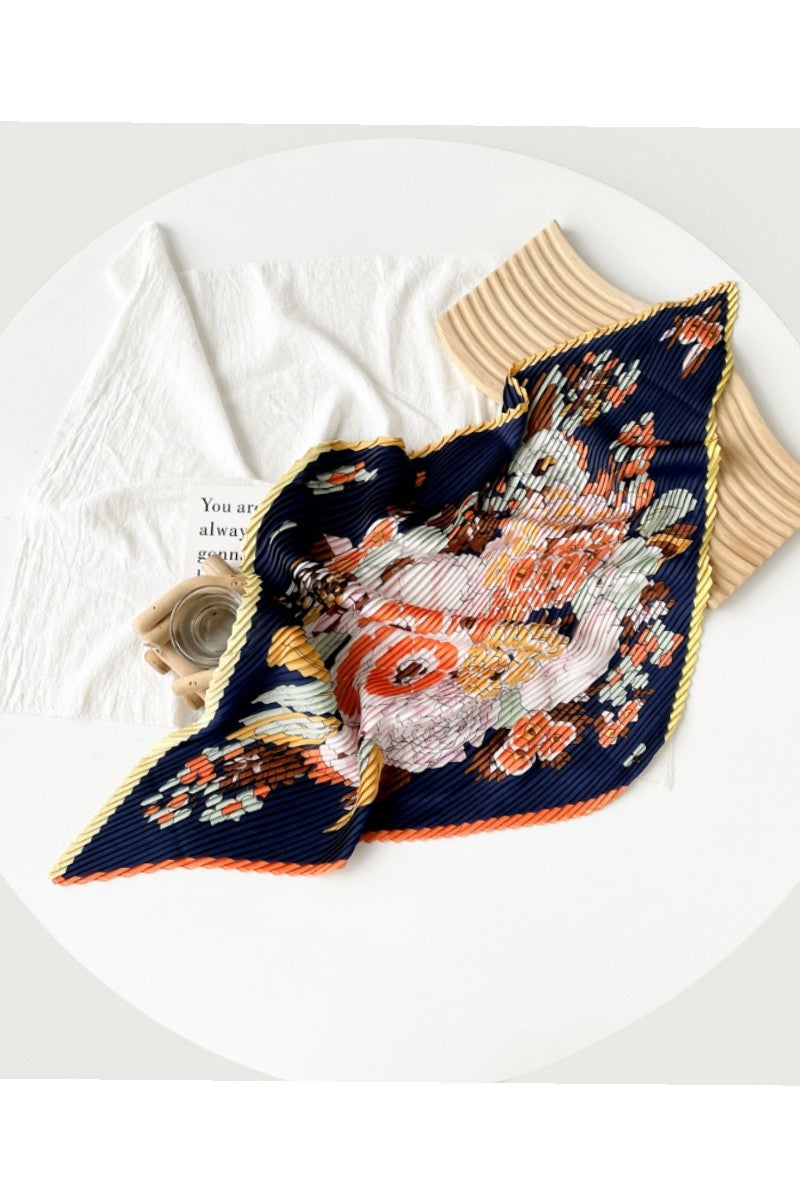 Pleated Scarf Collar