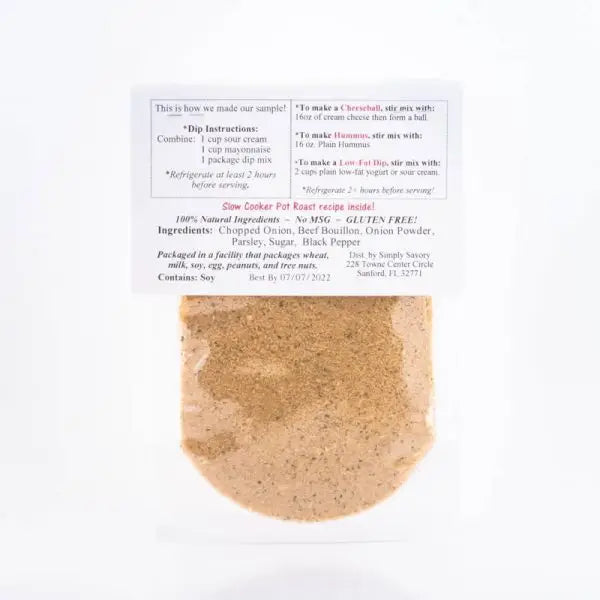 Simply Savory Dip Mixes
