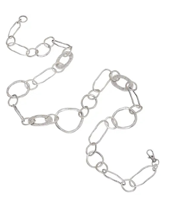 Silver Statement Link Necklace