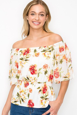 Flounce Sleeve Top