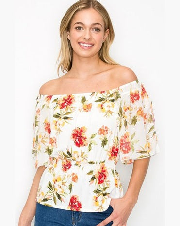 Flounce Sleeve Top