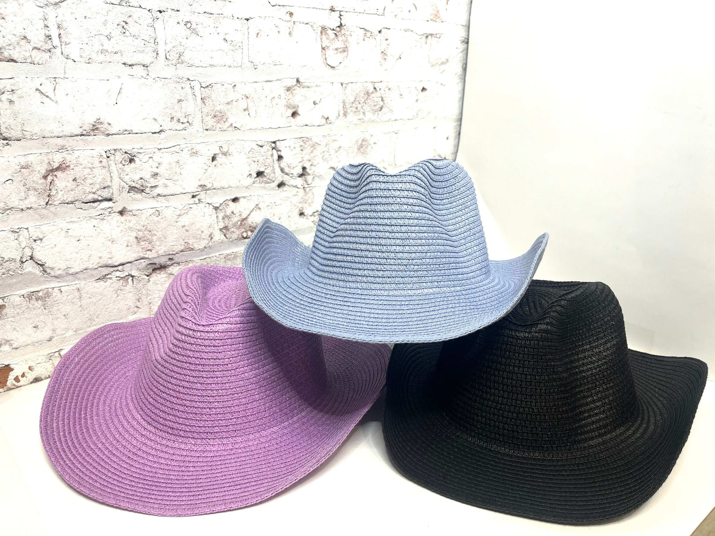 Western Rolled Brim Hat