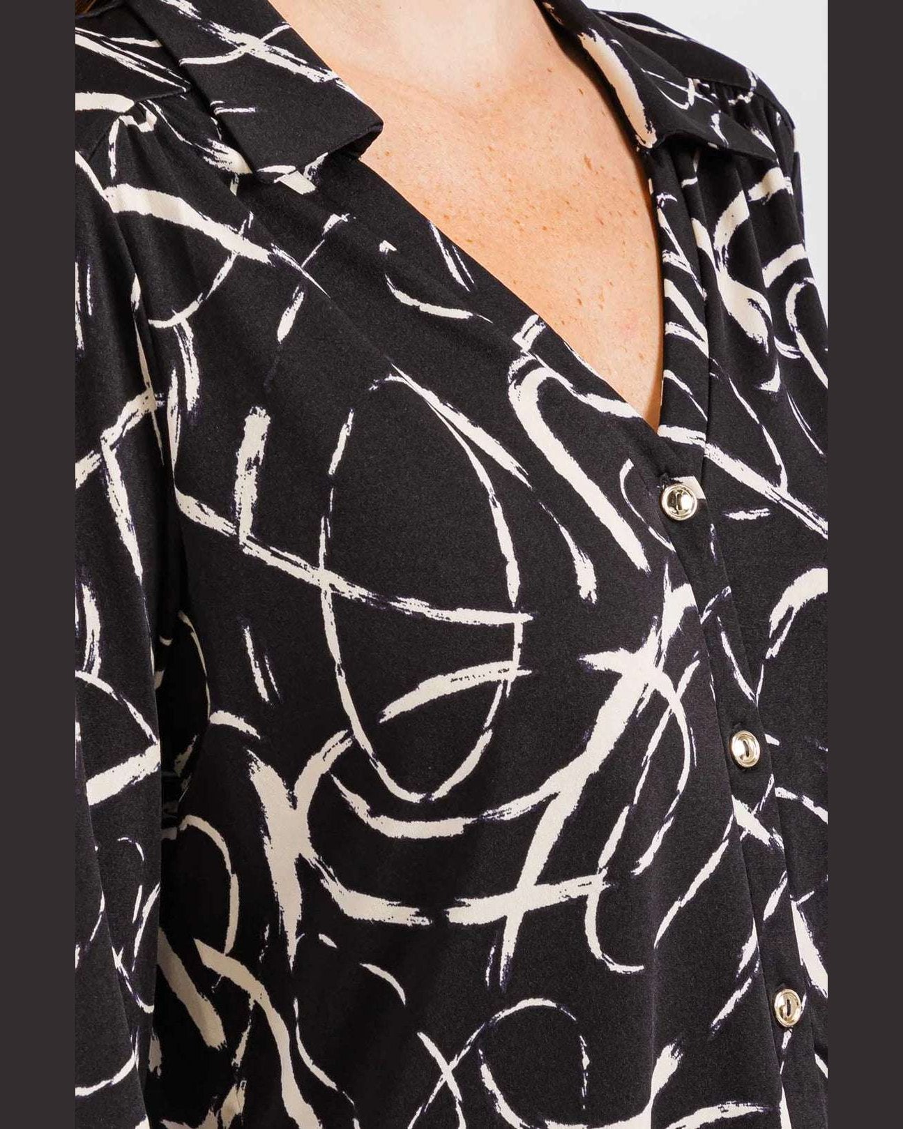 Dancing Line Blouse