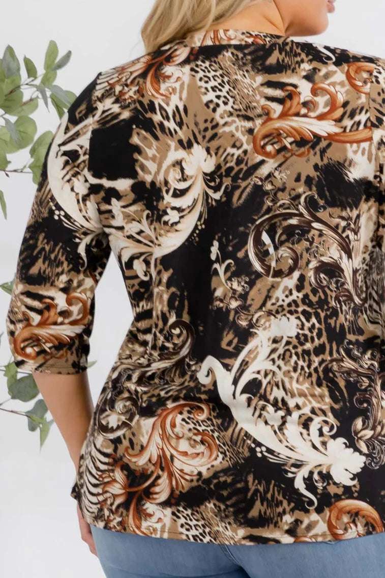 Wild One Zipper Blouse