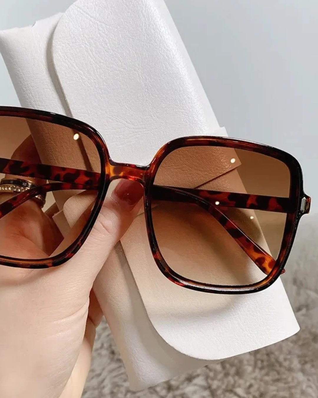 Oversized Square Gradient Sunglasses