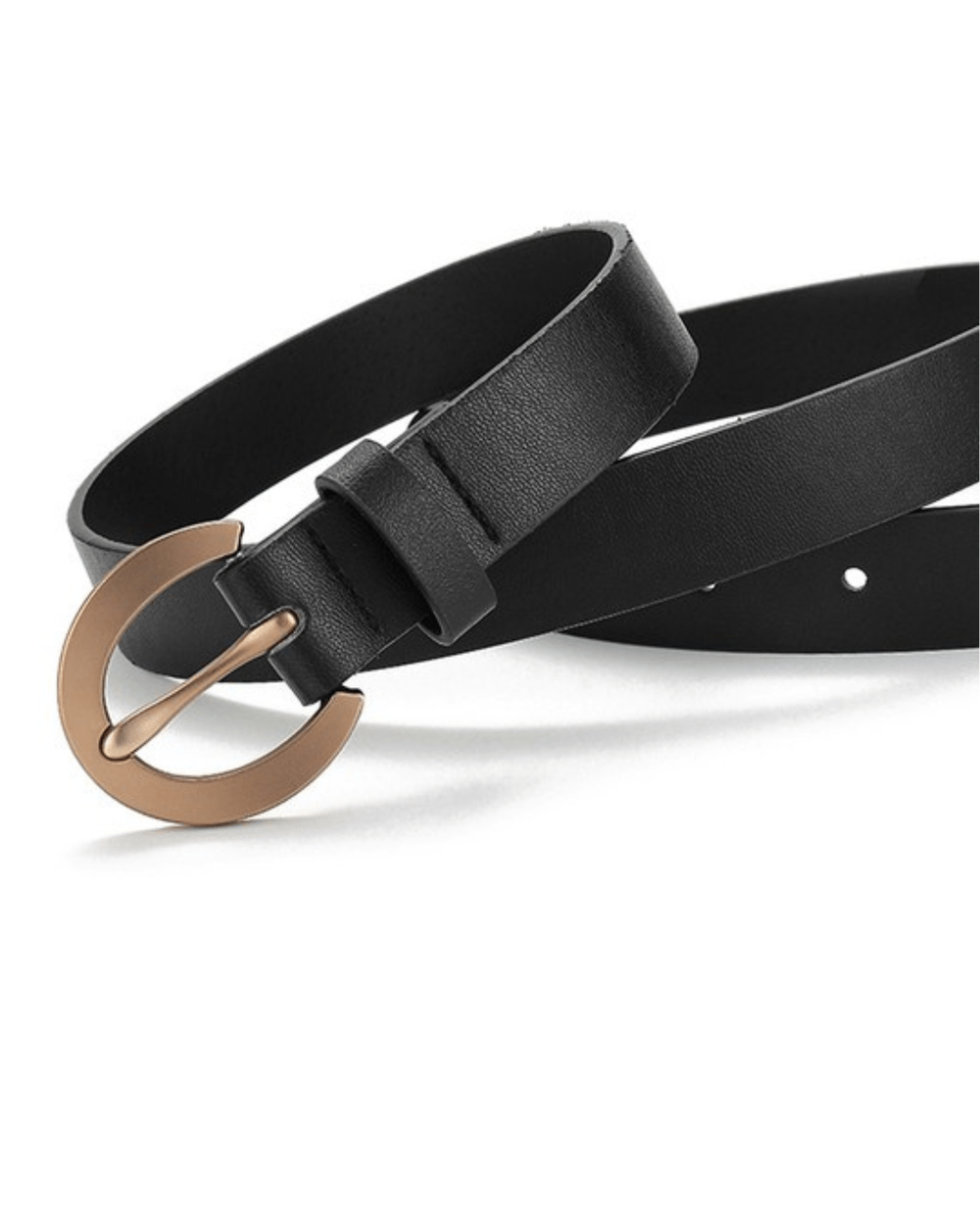 Casual Round Buckle Belt