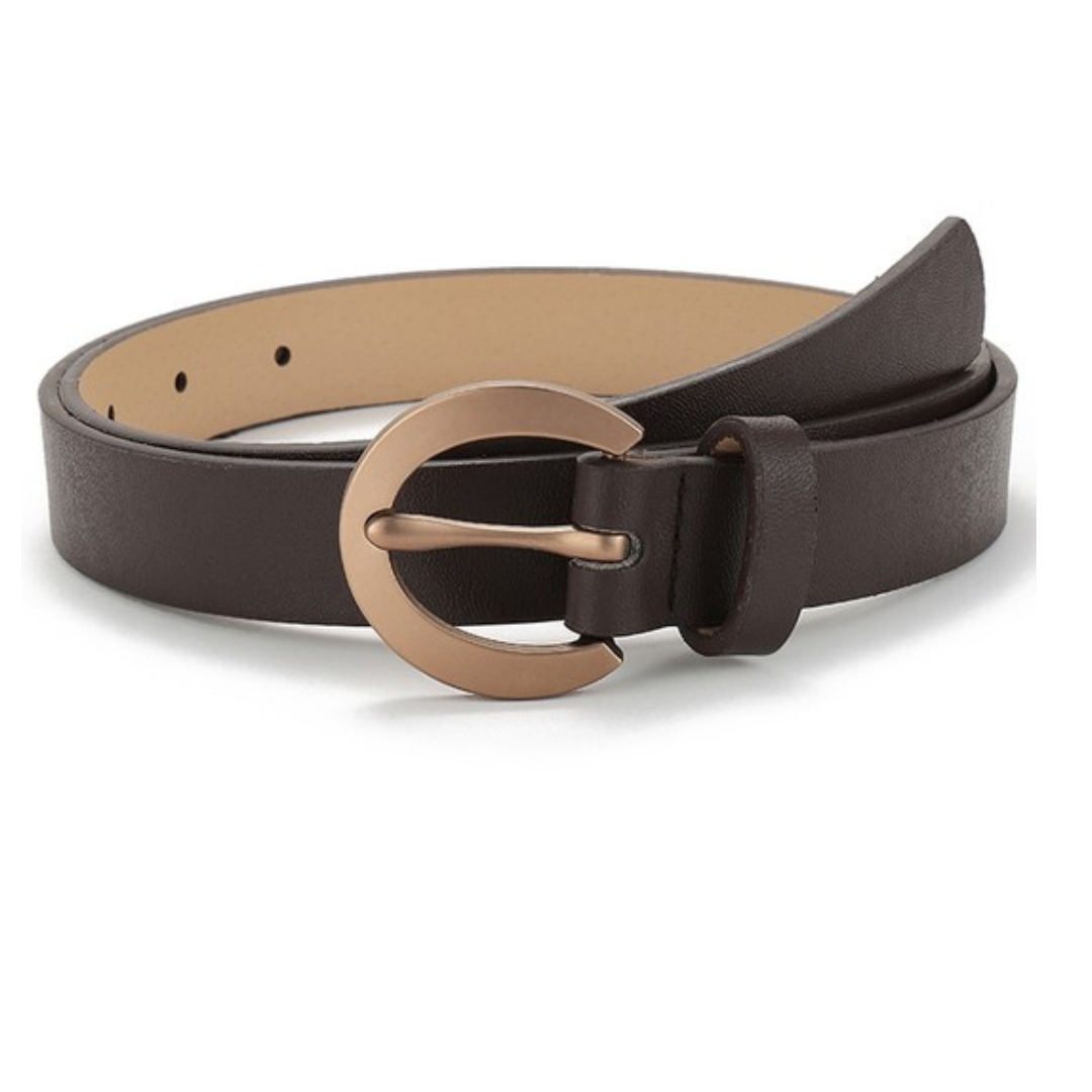 Casual Round Buckle Belt