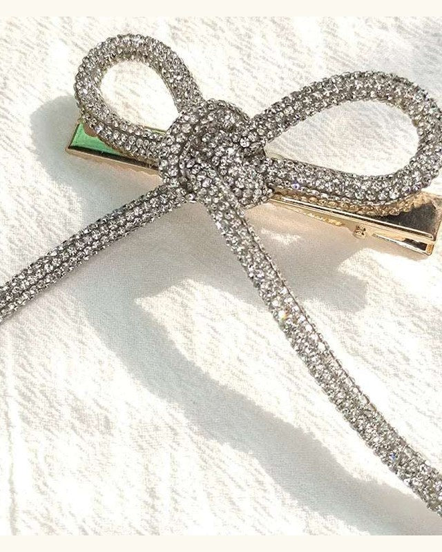 Dazzling Bow Hair Clip