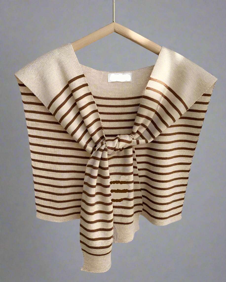 Striped Shrug
