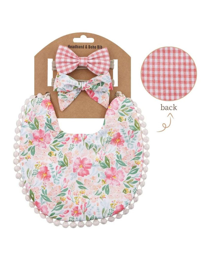Reversable Bib and Bow Set
