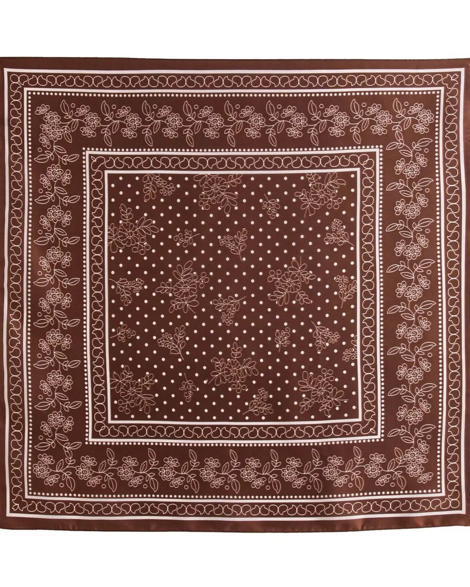 Everyday Floral Square Scarf