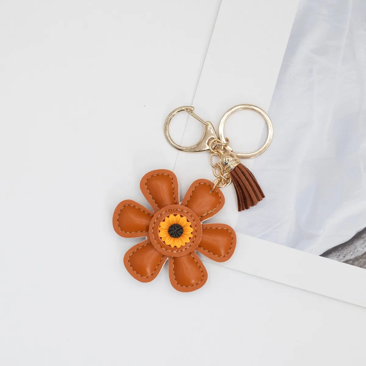 Sunflower Bag Charm & Keychain