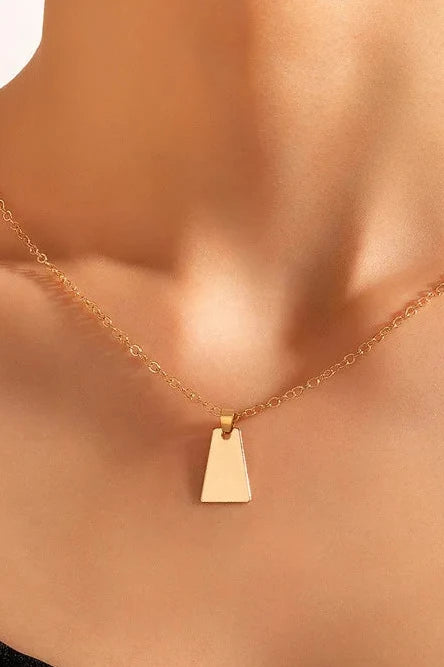 Geometric Pendant Necklace