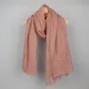 Linen and Cotton Blend Gauze Scarf