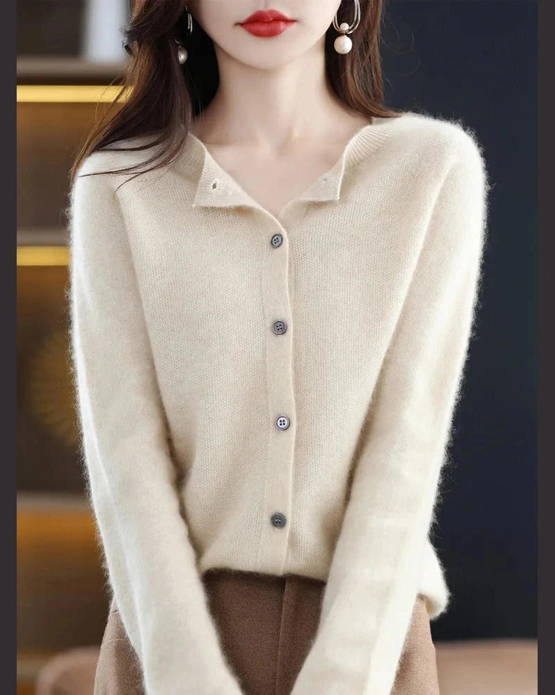 Classic Merino Wool Cardigan