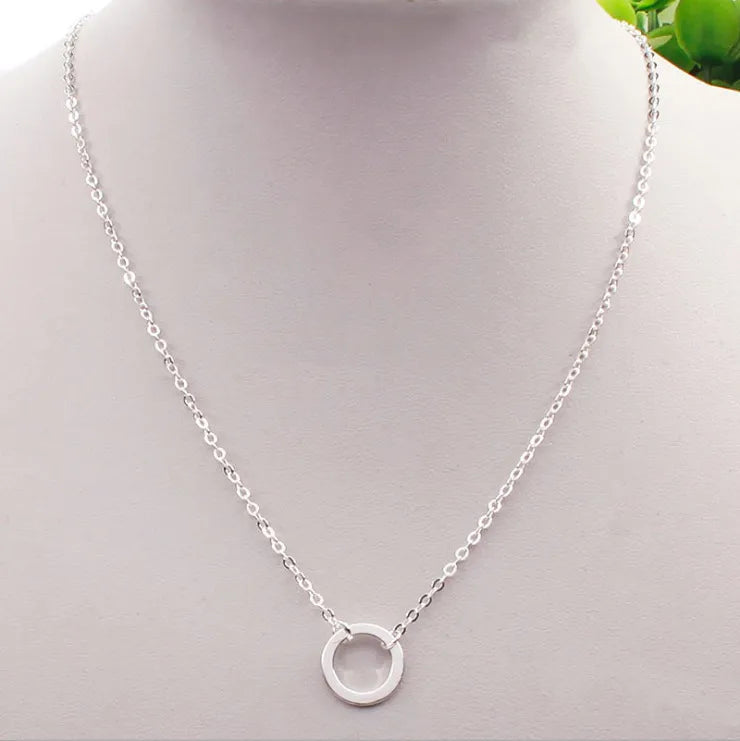 Circle Pendant Necklace