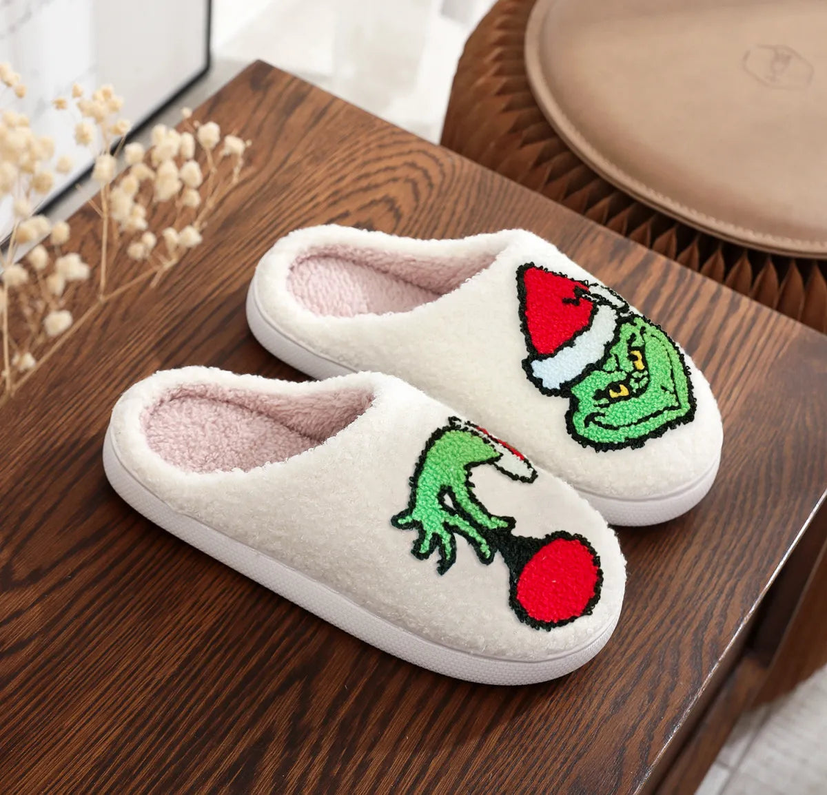 Mens christmas slippers online