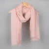 Linen and Cotton Blend Gauze Scarf