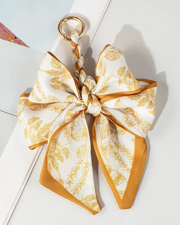 Scarf Bow Bag Charm & Keychain