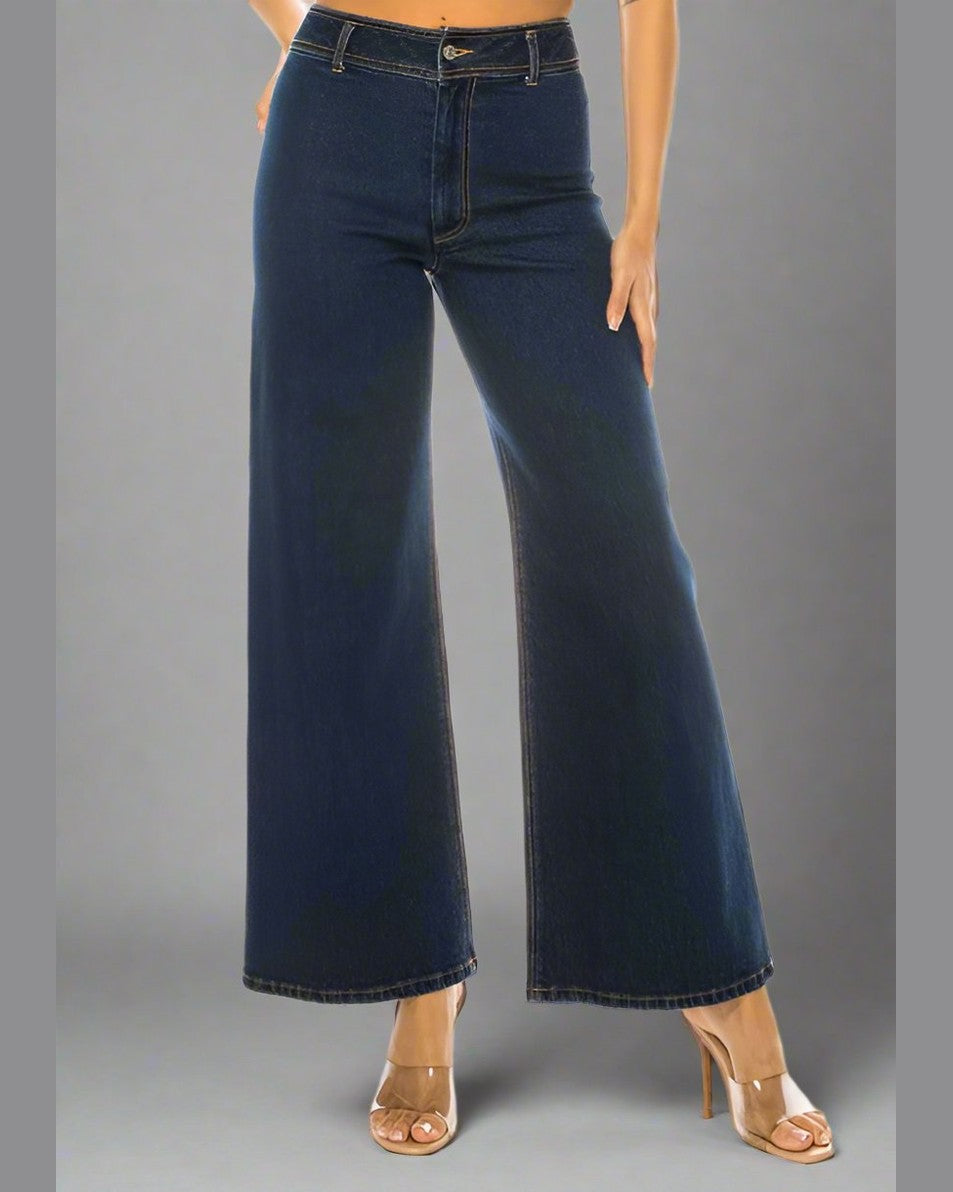 High-Rise Wide Leg Jeans