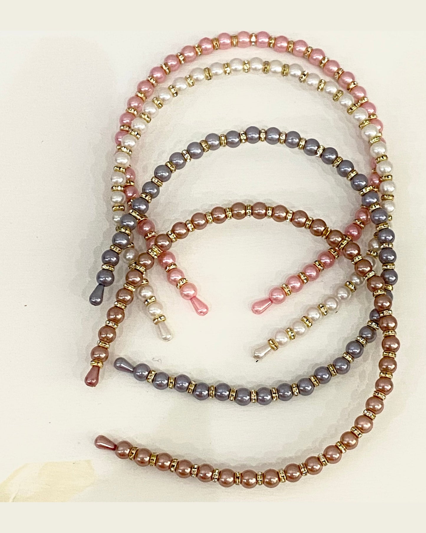 Single Row Pearl Headband