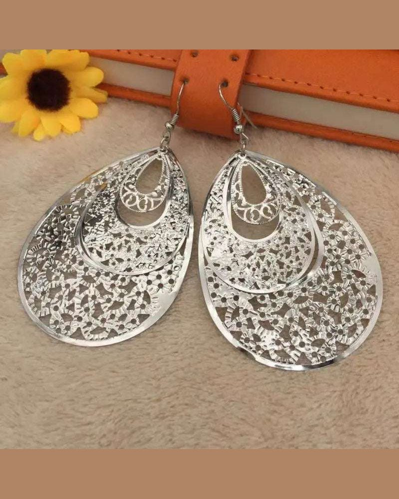 Filigree Teardrop Earrings