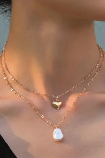 Double Pendant Necklace