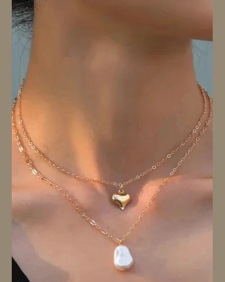 Double Pendant Necklace