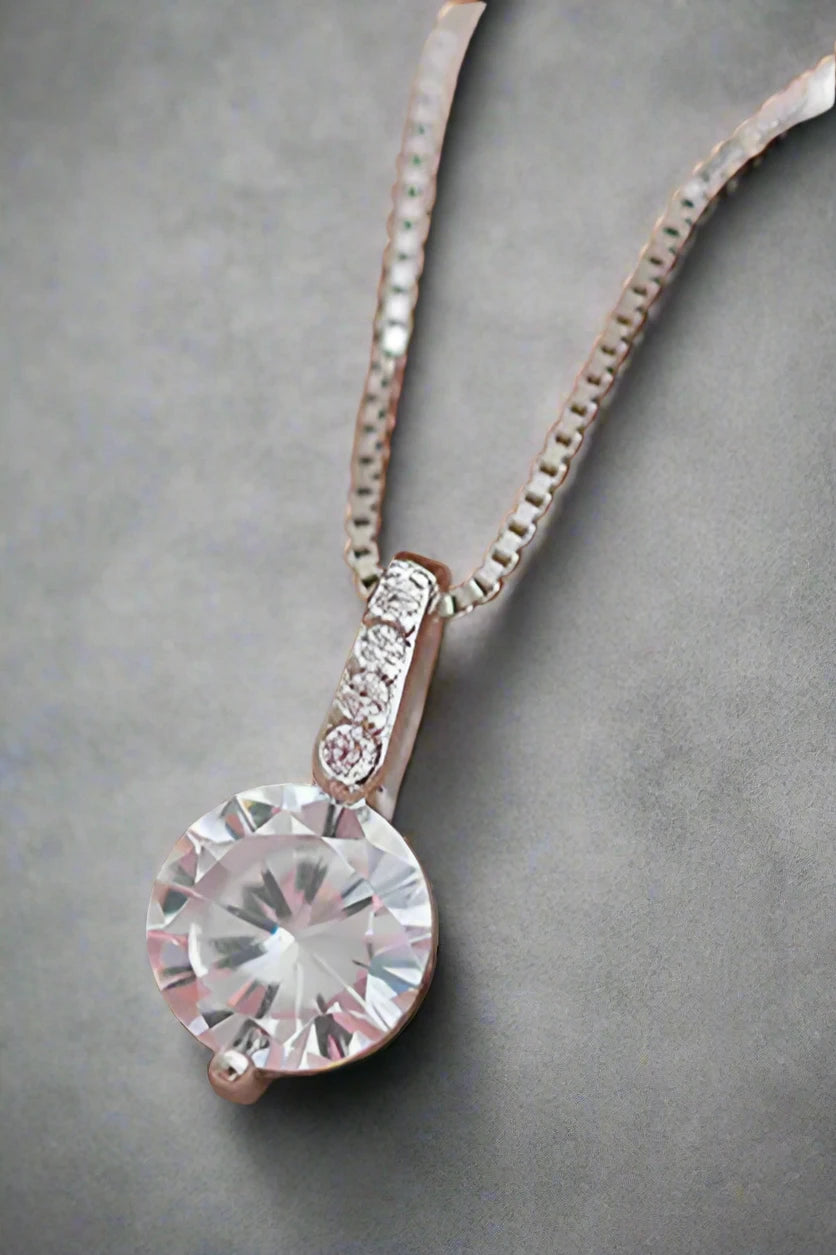 Water Drop Rhinestone Necklace