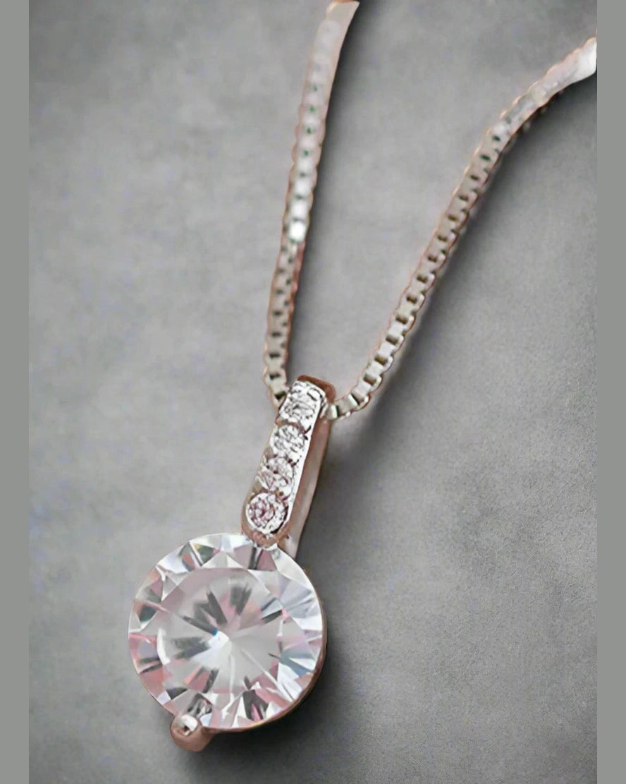 Water Drop Rhinestone Necklace