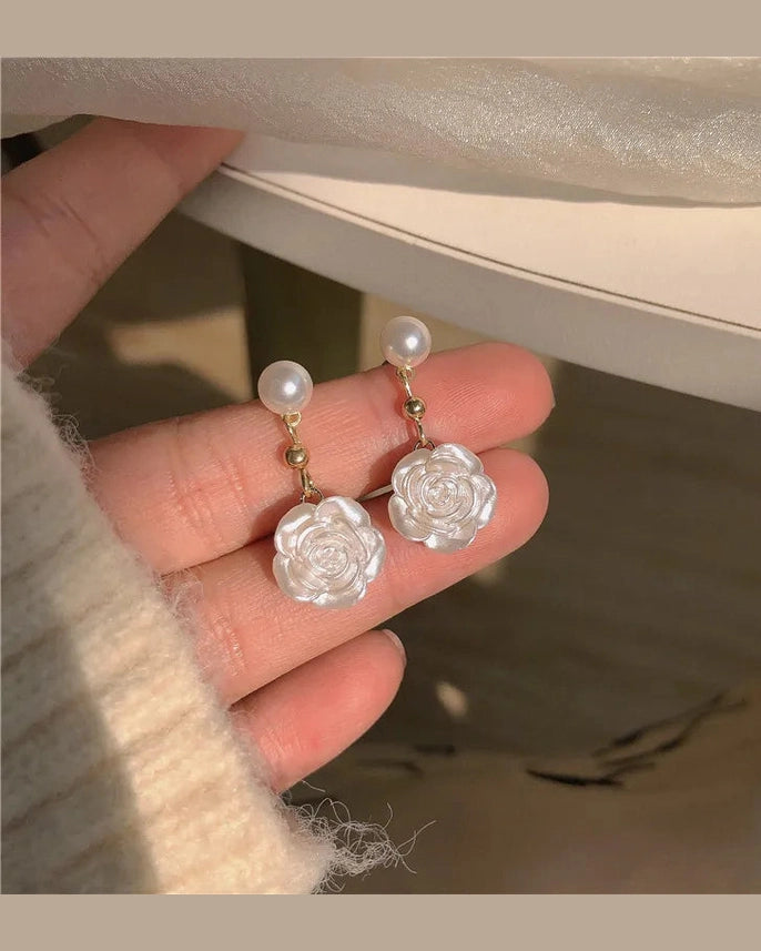 Rose Dangle Earrings