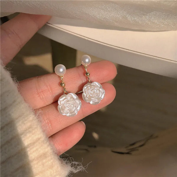 Rose Dangle Earrings