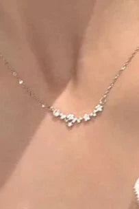 Flower Princess Bar Necklace