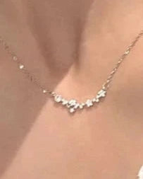 Flower Princess Bar Necklace
