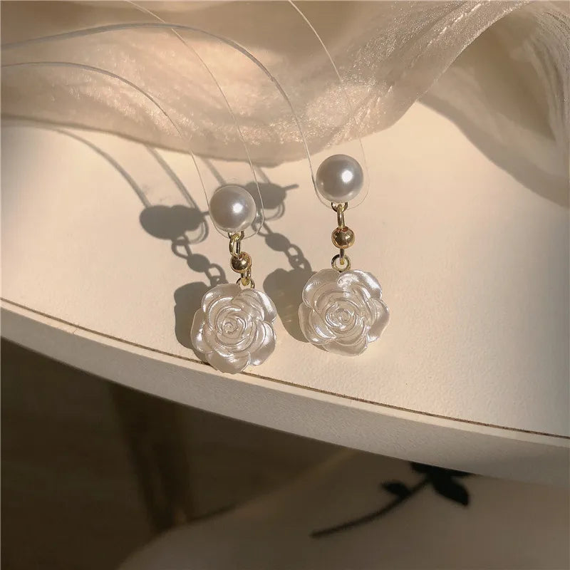 Rose Dangle Earrings