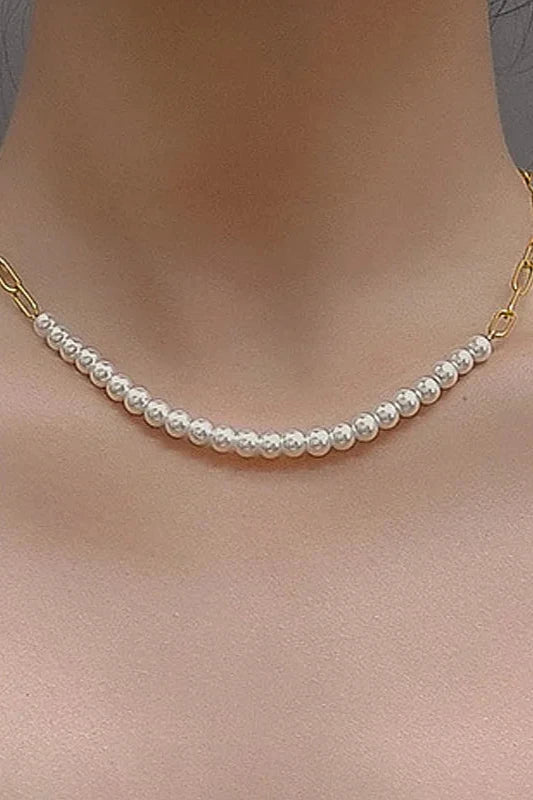 Pearl Section Necklace