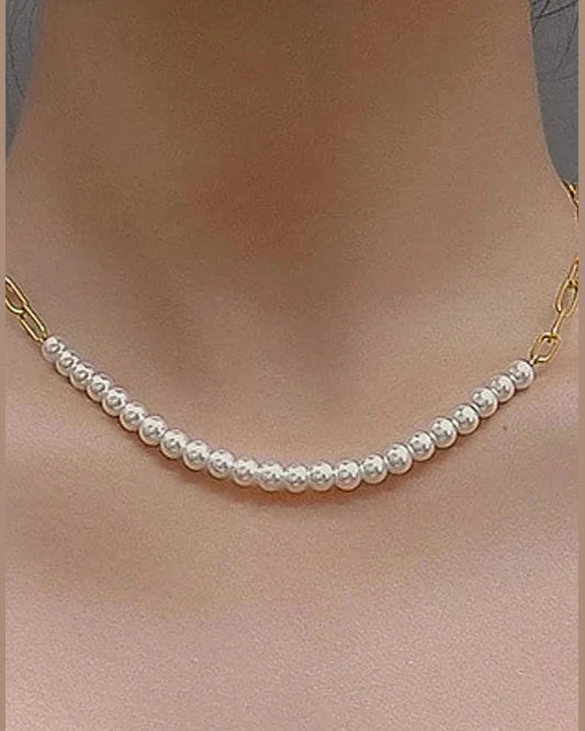 Pearl Section Necklace