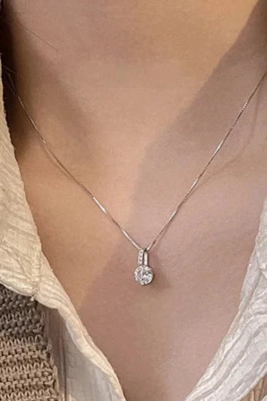 Water Drop Rhinestone Necklace