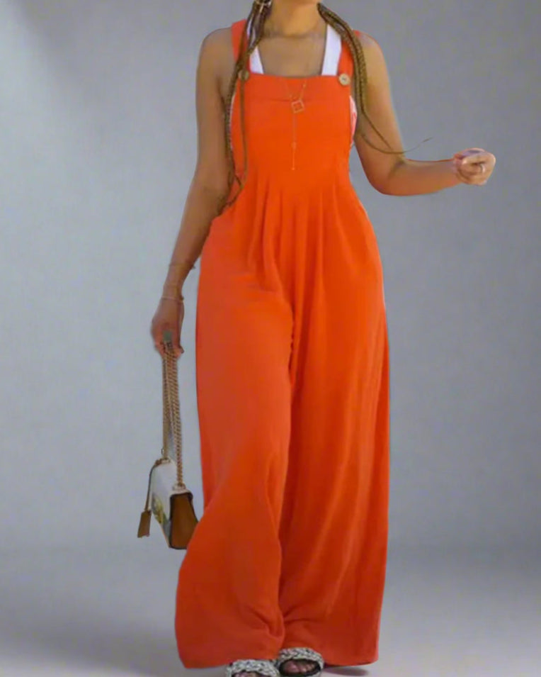 Yoke Waist Jumpsuit