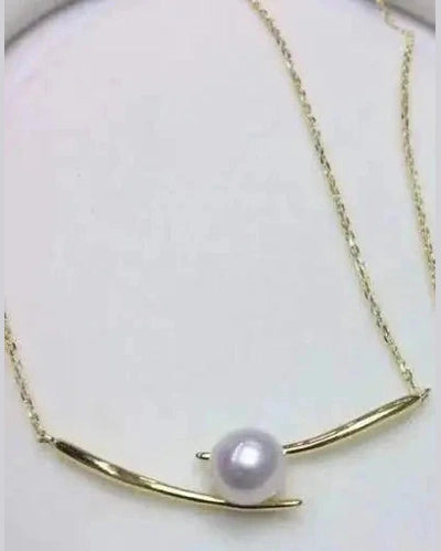 Faux Pearl Princess Necklace